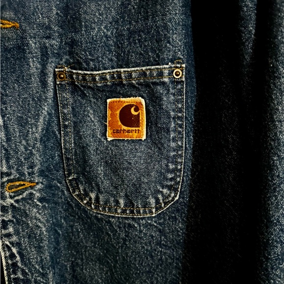 Mens Carhartt Jean jacket blanket lined - Picture 3 of 6